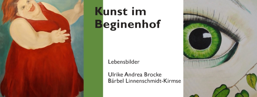 Flyer zur Ausstellungseröffnung "Lebensbilder" Juni 2018.